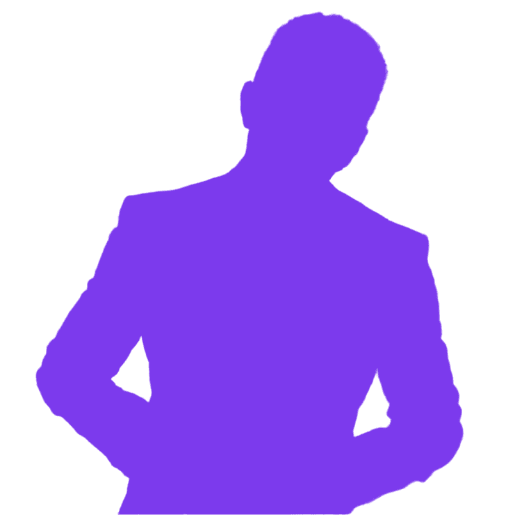 Two-tone silhouette: after